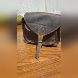Vintage Like Leather Shoulder Bag